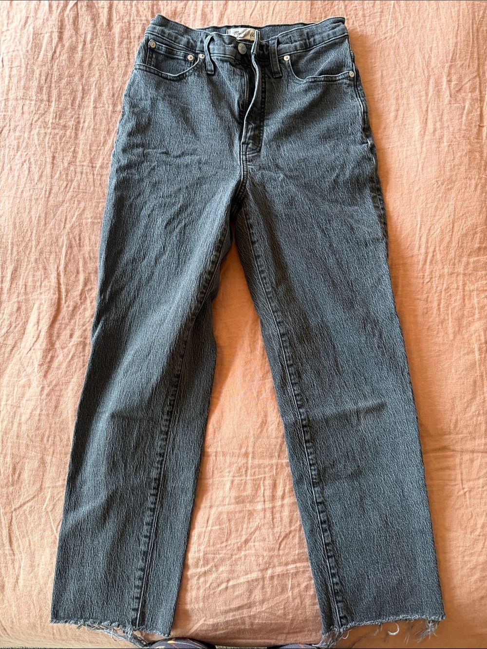 Madewell Perfect Vintage Straight-Leg Jeans, Size 27
